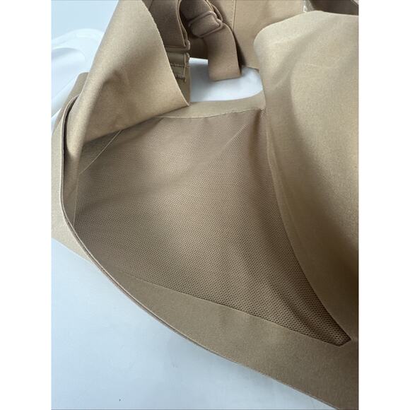 Honeylove Bra Crossover V Neck Nude Wireless w/ Removal Pads 2X 42C/D - Picture 10 of 12
